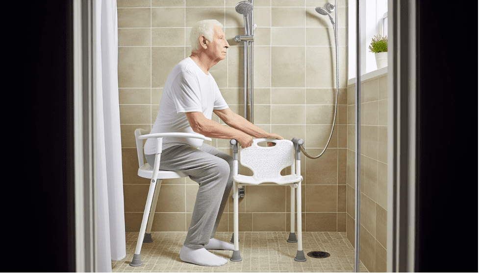 How to get a free shower chair 